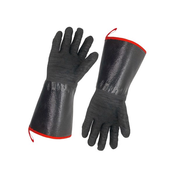 14-inch smoke-resistant BBQ grill gloves for high-heat cooking and grilling